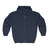 Thumbnail for America First Full Zip Hooded Sweatshirt-Navy-no graphic on front