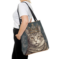 Thumbnail for Princess Cat in Vintage 1920s Style One Tote Bag