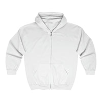 Thumbnail for America First Full Zip Hooded Sweatshirt-White-no graphic on front