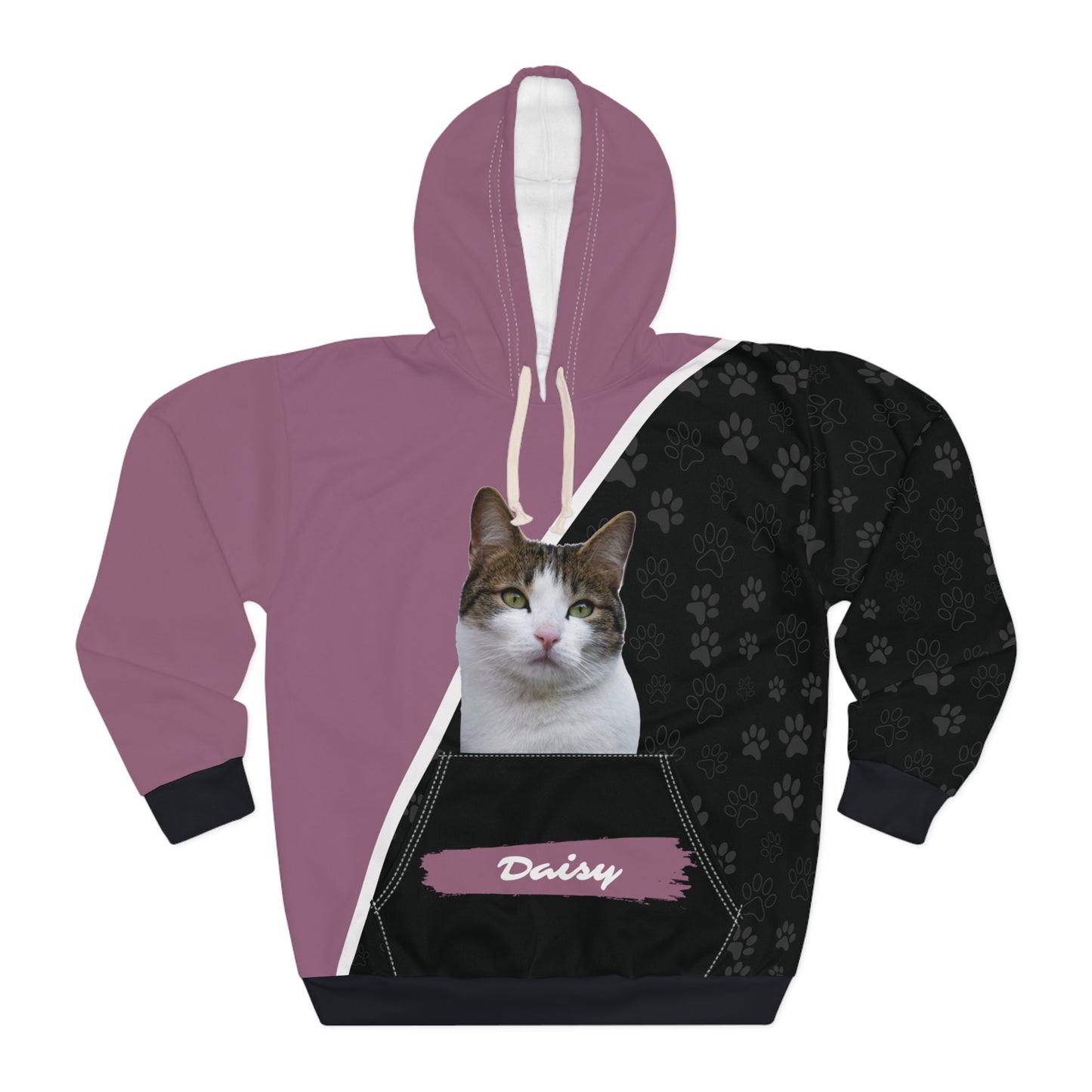 Personalize This Hoodie with Your Cat or Dog - Pink