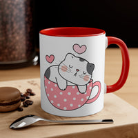 Thumbnail for Adorable Kitty Napping in a Cute Coffee Mug 😸💤 11oz