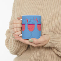 Thumbnail for Happy Hour Cat 🍷 Ceramic Mug 11oz