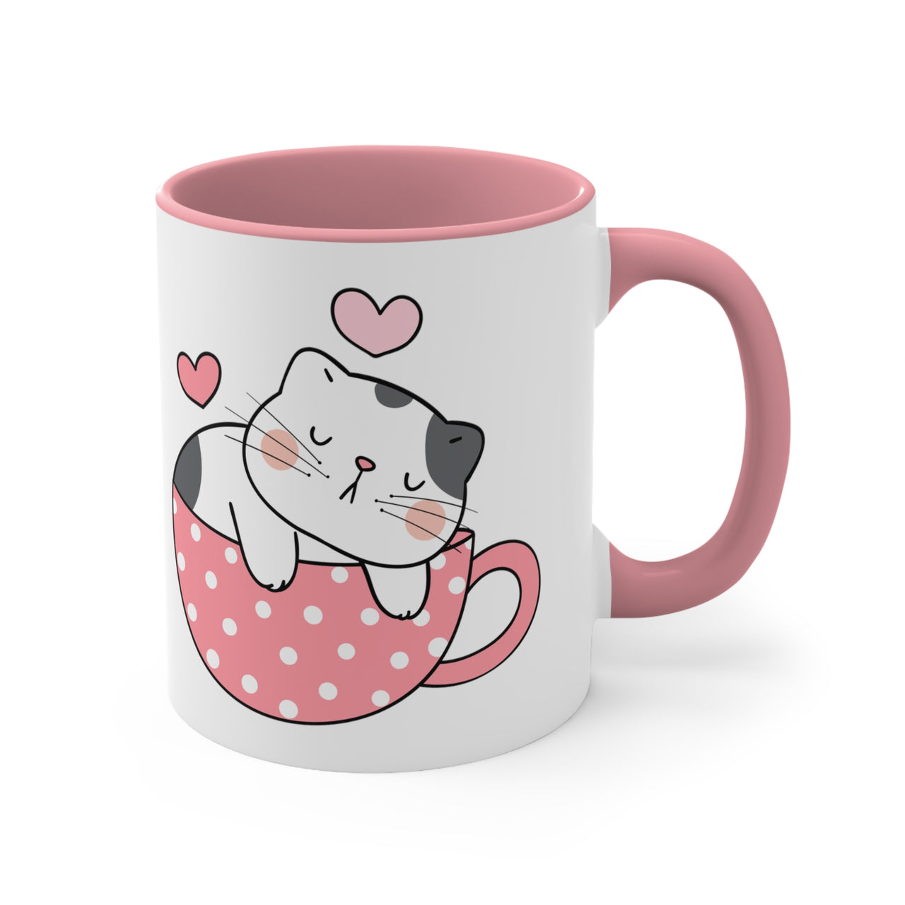 Adorable Kitty Napping in a Cute Coffee Mug 😸💤 11oz