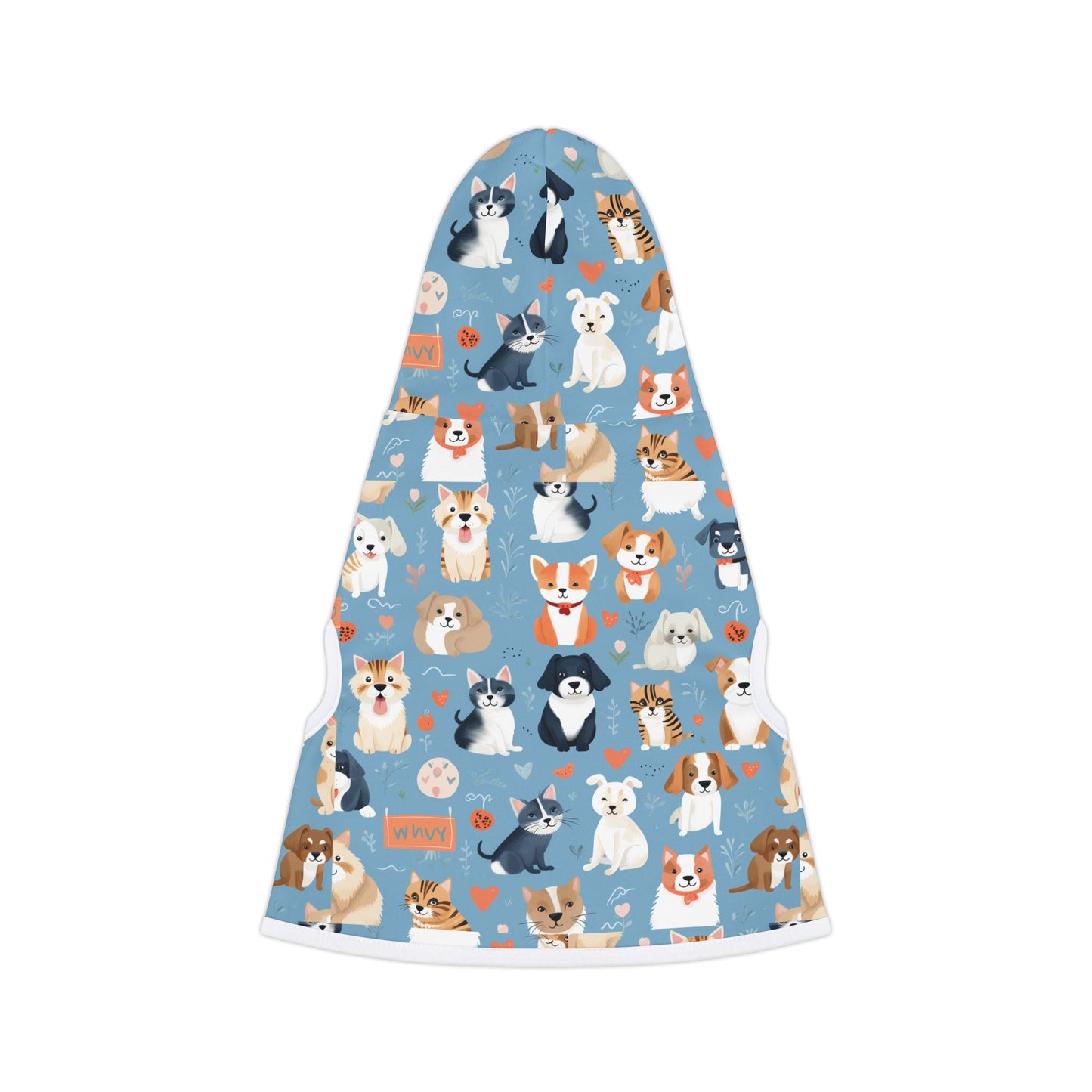 Playful Print Pet Hoodie