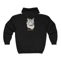 Thumbnail for Cat Dad Unisex Full Zip Hooded Sweatshirt
