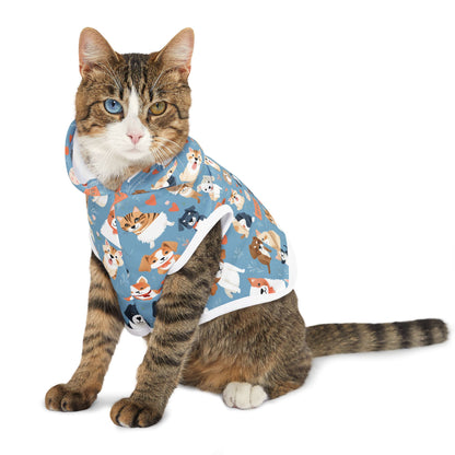 Playful Print Pet Hoodie