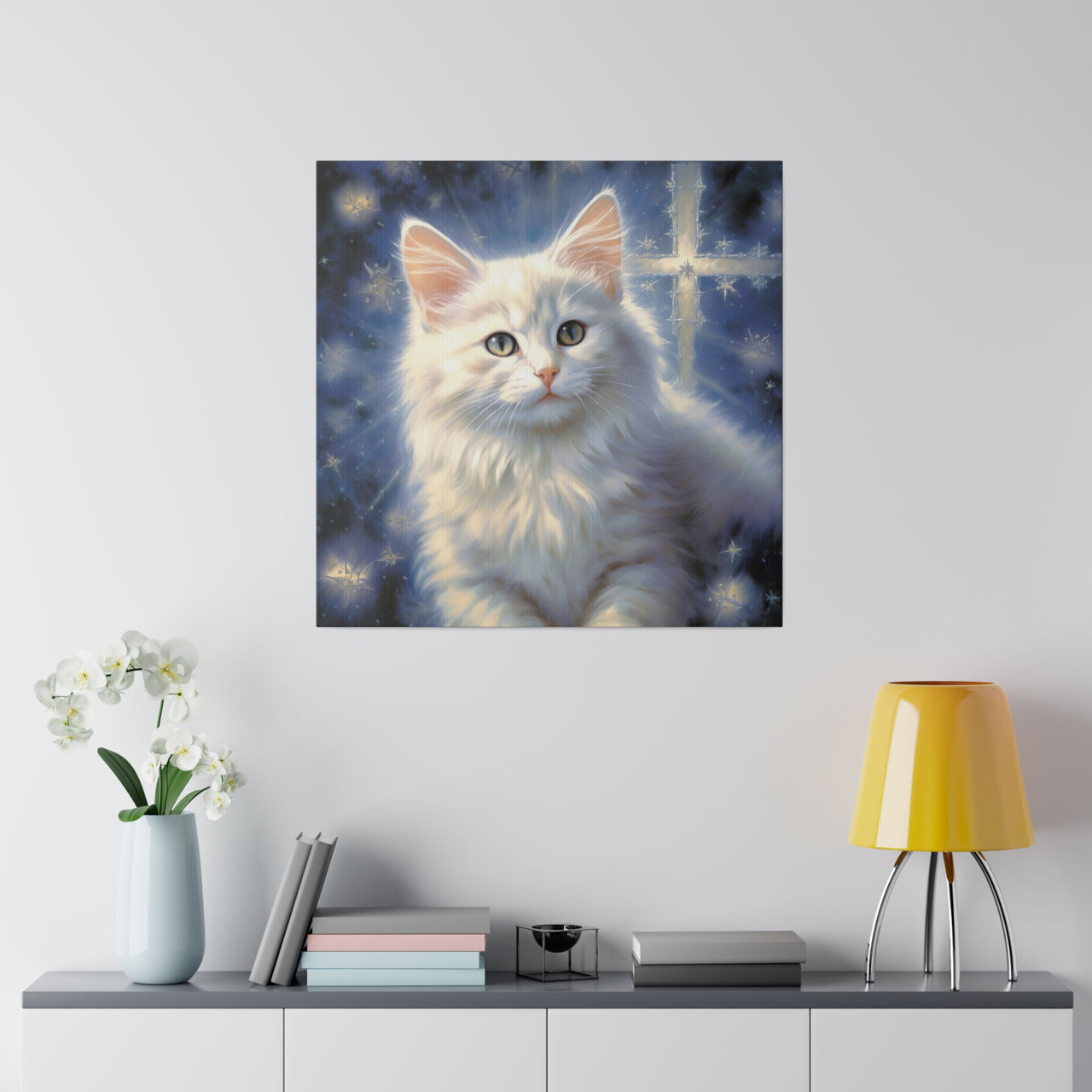 Cosmic Cat Canvas Art-5