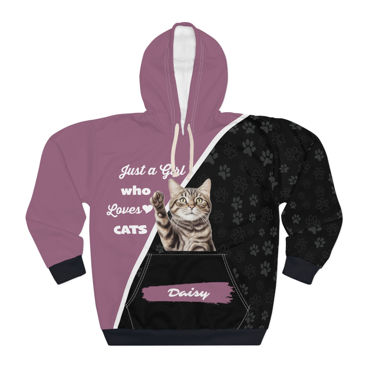 Just a Girl Who Loves Cats Hoodie