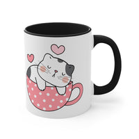 Thumbnail for Adorable Kitty Napping in a Cute Coffee Mug 😸💤 11oz