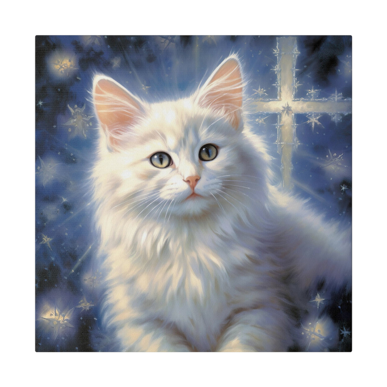 Cosmic Cat Canvas Art-1