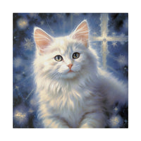 Thumbnail for Cosmic Cat Canvas Art-1