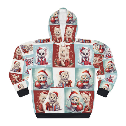 Ugly Christmas Kitten Hoodie