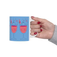 Thumbnail for Happy Hour Cat 🍷 Ceramic Mug 11oz
