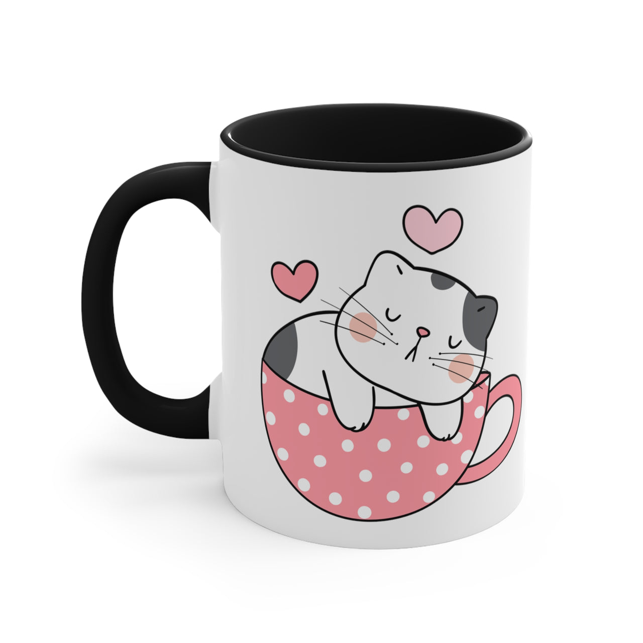 Adorable Kitty Napping in a Cute Coffee Mug 😸💤 11oz