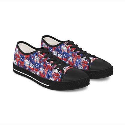 Patriotic Cats Sneakers