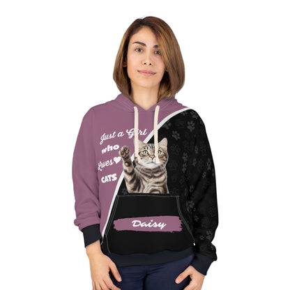 Just a Girl Who Loves Cats Hoodie