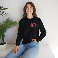 Thumbnail for At Least My Cat Loves Me Sweatshirt-Black-Front