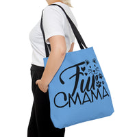 Thumbnail for Furr Mama Blue 🐈‍⬛ Large Tote Bag
