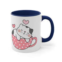 Thumbnail for Adorable Kitty Napping in a Cute Coffee Mug 😸💤 11oz