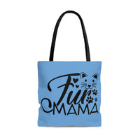 Thumbnail for Furr Mama Blue 🐈‍⬛ Large Tote Bag