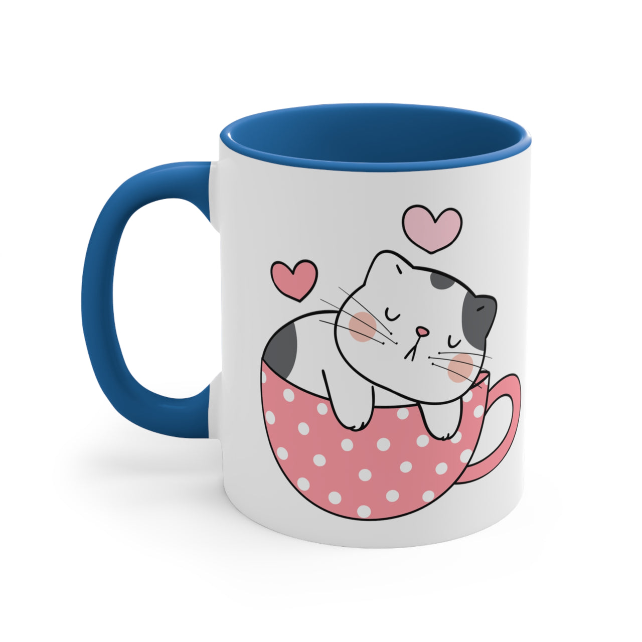 Adorable Kitty Napping in a Cute Coffee Mug 😸💤 11oz