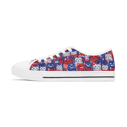 Patriotic Cats Sneakers