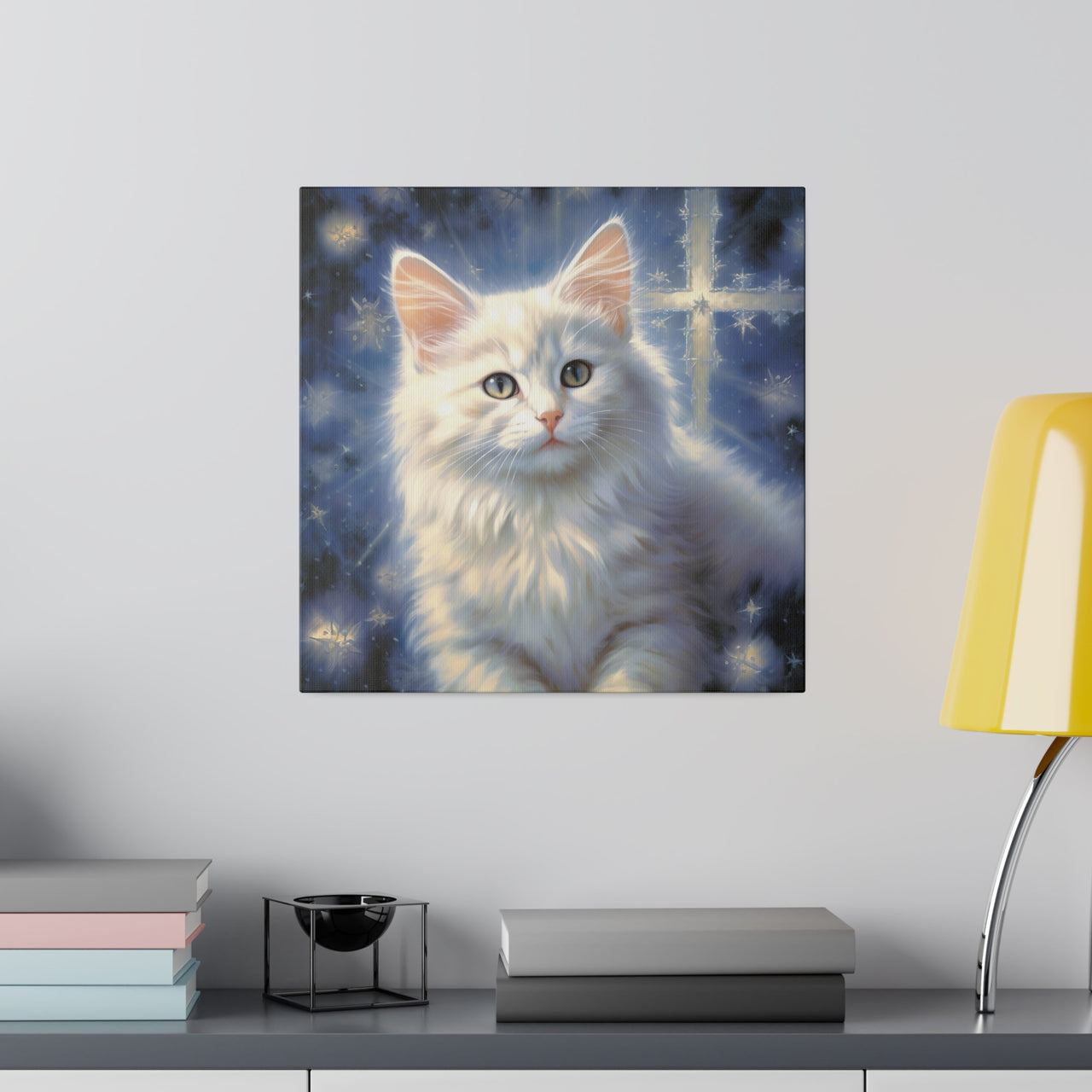 Cosmic Cat Canvas Art-4