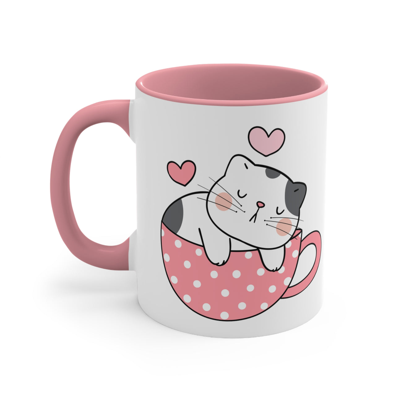 Adorable Kitty Napping in a Cute Coffee Mug 😸💤 11oz