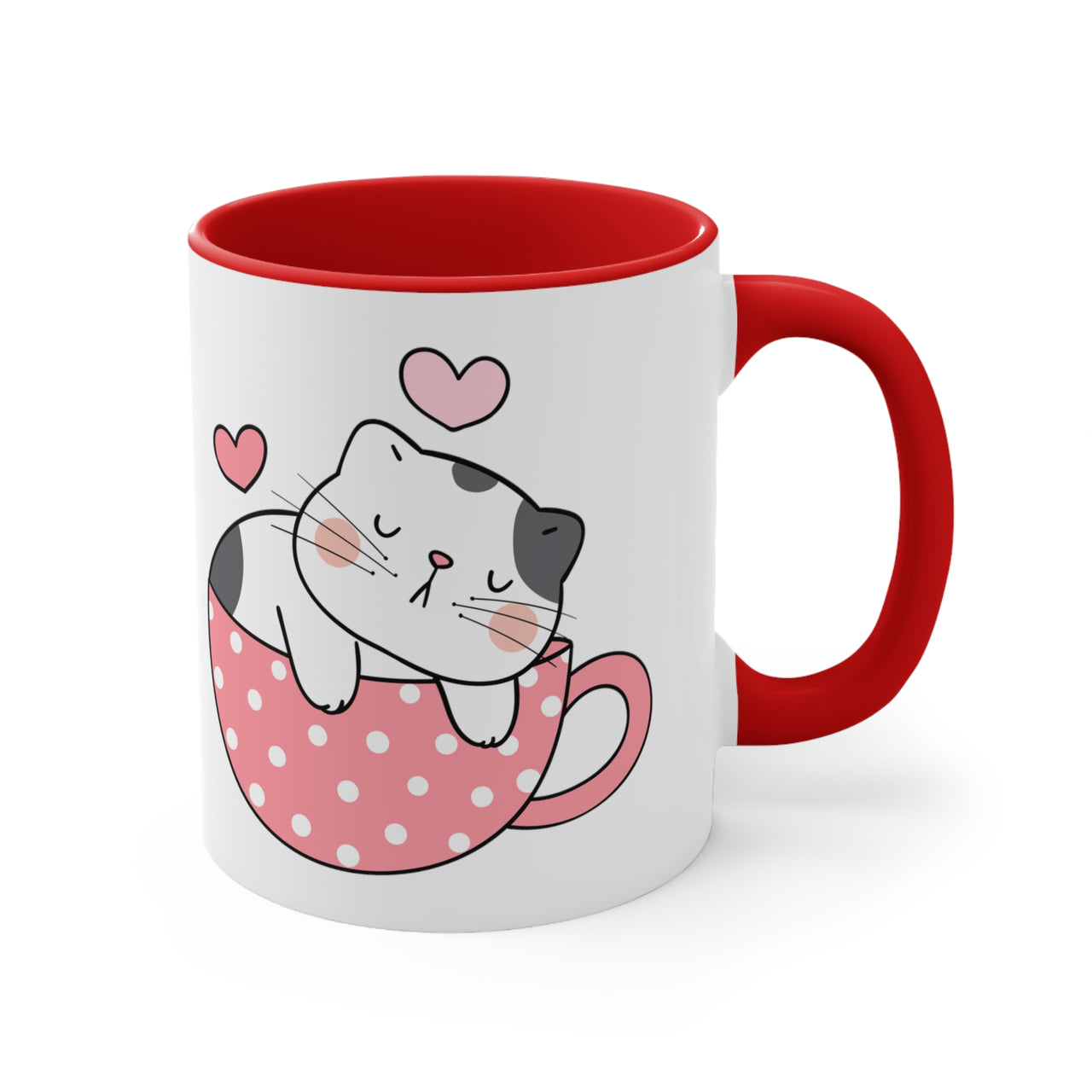 Adorable Kitty Napping in a Cute Coffee Mug 😸💤 11oz