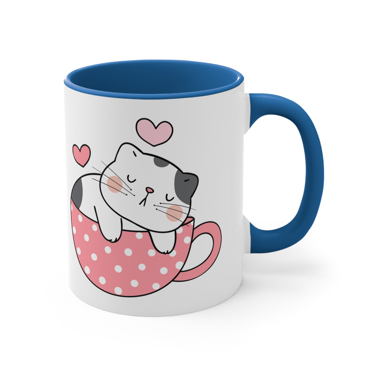 Adorable Kitty Napping in a Cute Coffee Mug 😸💤 11oz