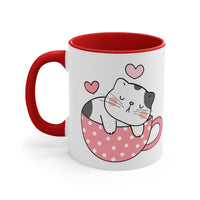 Thumbnail for Adorable Kitty Napping in a Cute Coffee Mug 😸💤 11oz